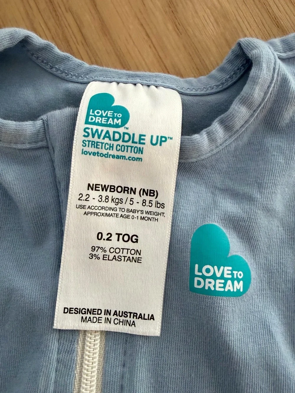 Love to dream blue swaddles